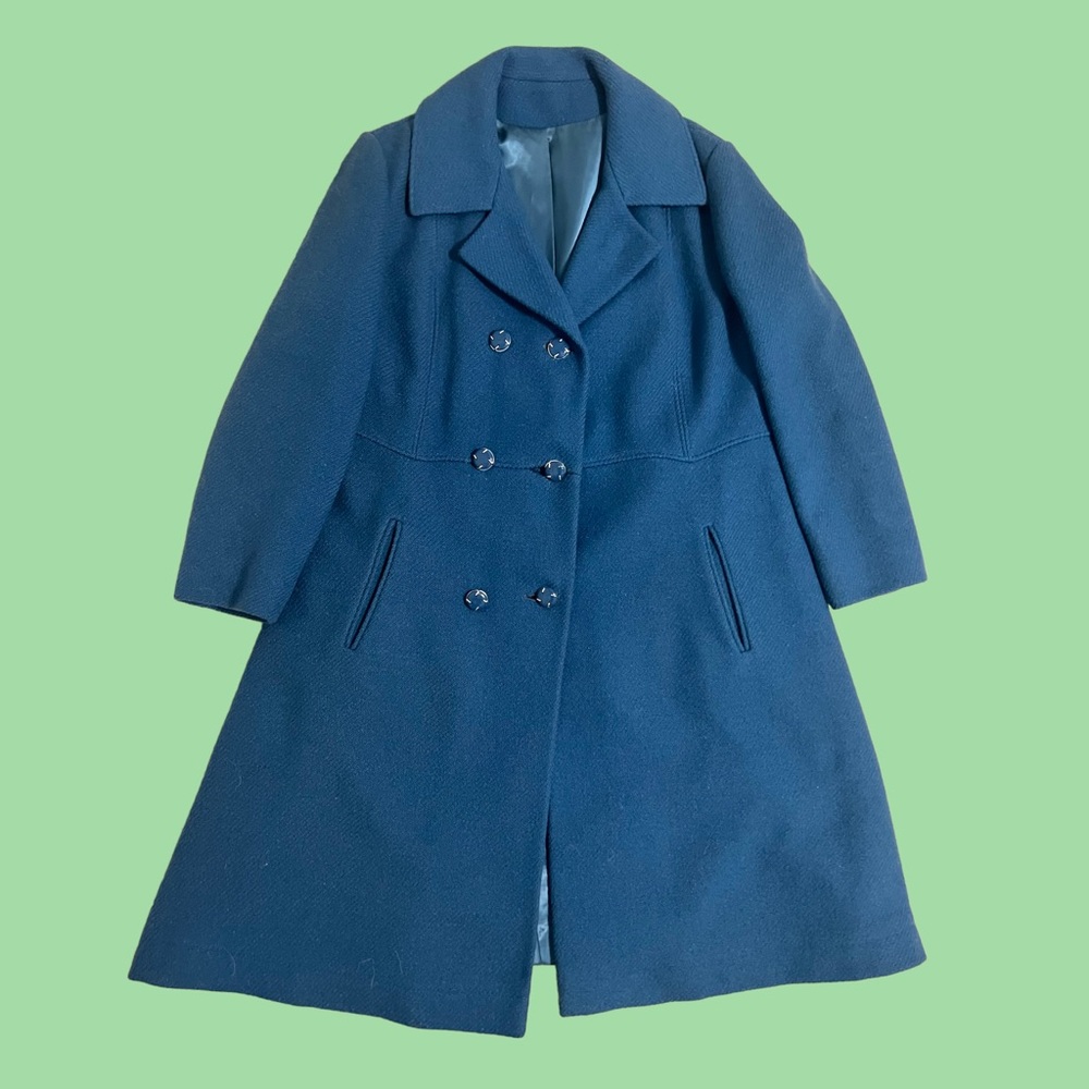Vintage Bromleigh Wool Peacoat Long